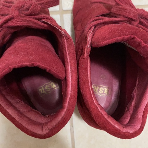 🖤ASH💕red suede sneakers - Picture 6 of 13